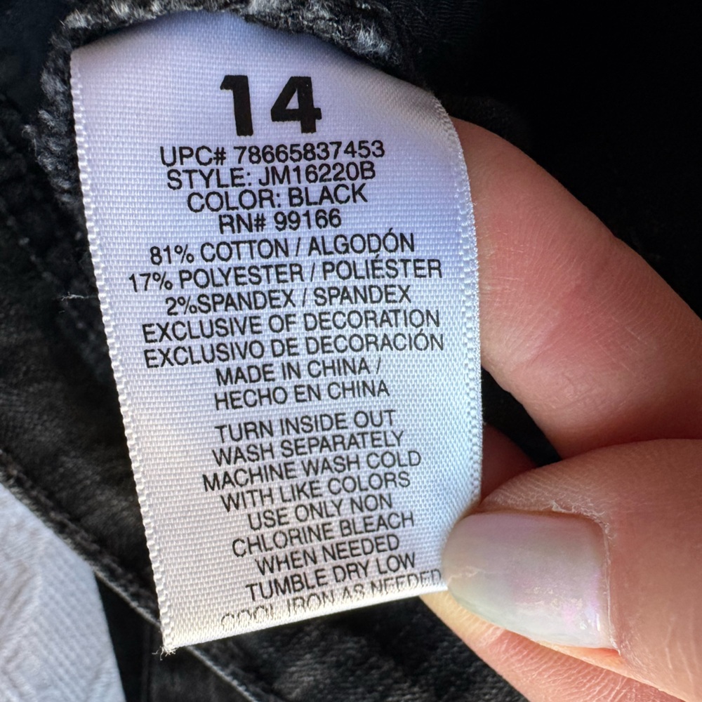 Jordache skinny Jeans size 14 - Picture 5 of 8